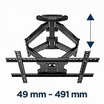 Изображение Настенное крепление Gembird WM-75ST-01 для 32 - 75” (до 45 кг) VESA 600 x 400 мм #3 Фото Настенное крепление Gembird WM-75ST-01 для 32 - 75” (до 45 кг) VESA 600 x 400 мм #3