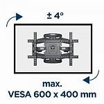 Изображение Настенное крепление Gembird WM-75ST-01 для 32 - 75” (до 45 кг) VESA 600 x 400 мм #4 Фото Настенное крепление Gembird WM-75ST-01 для 32 - 75” (до 45 кг) VESA 600 x 400 мм #4