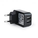 Изображение Сетевое ЗУ EnerGenie EG-U2C2A-01 Black 2*USB, 2.1А ,5V Фото Сетевое ЗУ EnerGenie EG-U2C2A-01 Black 2*USB, 2.1А ,5V