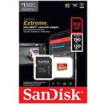 Фото microSD XC 512 GB SanDisk Extreme C10 UHS-I U3 V30 (SDSQXAV-512G-GN6MA) SD адаптер, R160/W90 #3