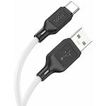 Фото Кабель HOCO X90 White (6931474788450) USB/Type-C, 1м, 3A, silicone