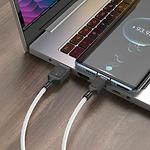 Фото Кабель HOCO X90 White (6931474788450) USB/Type-C, 1м, 3A, silicone #2