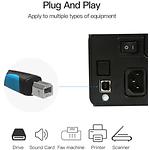 Фото Кабель Vention (VAS-A16-B200), 2м, black, USB AM/BM, для принтера #4