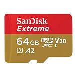 Фото microSD XC 64GB SanDisk Extreme A2 V30 C10 UHS-I U3 (SDSQXAH-064G-GN6AA) SD адаптер, 170/80 MB/s #2