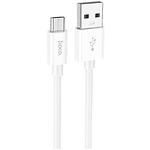 Изображение Кабель HOCO X87 White (6931474783226) USB/Micro-USB, 1м, 2.4A, silicone Фото Кабель HOCO X87 White (6931474783226) USB/Micro-USB, 1м, 2.4A, silicone