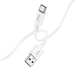 Фото Кабель HOCO X87 White (6931474783240) USB/Type-C, 1м, 3A, silicone #1
