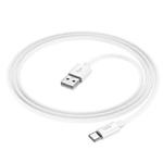 Фото Кабель HOCO X87 White (6931474783240) USB/Type-C, 1м, 3A, silicone #3