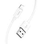 Фото Кабель HOCO X87 White (6931474783202) USB/Lightning, 1м, 2.4A, silicone #2