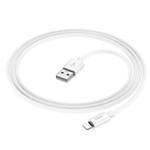 Фото Кабель HOCO X87 White (6931474783202) USB/Lightning, 1м, 2.4A, silicone #3