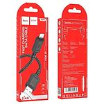 Фото Кабель HOCO X94 Black (6931474794239) USB/Lightning, 1м, 2.4A, 20W, nylon+TPE #3