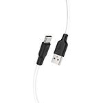 фото Кабель HOCO X21 Plus Black-White (6931474713889) USB/Type-C, 2м, 3A, silicone