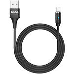 Фото Кабель HOCO U76 Black (6931474716712) USB/Micro-USB, 1.2м, 2A, TPE+nylon, magnetic #4