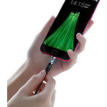 Фото Кабель HOCO U76 Black (6931474716712) USB/Micro-USB, 1.2м, 2A, TPE+nylon, magnetic #6