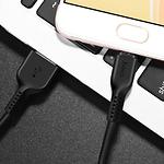 Фото Кабель HOCO X20 Black (6957531068945) USB/Micro-USB, 3м, 2A, PVC+TPE #4