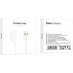 Фото Кабель HOCO Y12 White (6931474792006) USB/Smart watch charging, 1м, зарядка смарт-часов #1