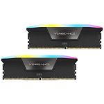 Изображение DDR-5 2шт x 32GB 6000МГц Corsair Vengeance RGB Black (CMH64GX5M2B6000C40) Фото DDR-5 2шт x 32GB 6000МГц Corsair Vengeance RGB Black (CMH64GX5M2B6000C40)