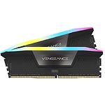 Изображение DDR-5 2шт x 32GB 6000МГц Corsair Vengeance RGB Black (CMH64GX5M2B6000C40) #1 Фото DDR-5 2шт x 32GB 6000МГц Corsair Vengeance RGB Black (CMH64GX5M2B6000C40) #1