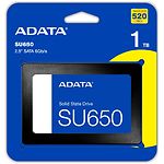 Изображение SSD A-Data ULTIMATE SU650 1TB 2.5" SATA III (ASU650SS-1TT-R) 520/450 Mb/s #2 Фото SSD A-Data ULTIMATE SU650 1TB 2.5" SATA III (ASU650SS-1TT-R) 520/450 Mb/s #2