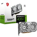 Видеокарта MSI GeForce RTX4060 8GB (RTX 4060 VENTUS 2X WHITE 8G OC) - фото