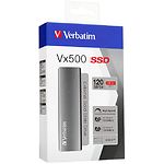Изображение SSD Verbatim Vx500 120Gb External USB 3.2 GEN 2 USB-A + USB-C (47441) 500/290 MB/s #2 Фото SSD Verbatim Vx500 120Gb External USB 3.2 GEN 2 USB-A + USB-C (47441) 500/290 MB/s #2