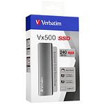 Изображение SSD Verbatim Vx500 240Gb External USB 3.2 GEN 2 USB-A + USB-C (47442) 500/430MB/sec #2 Фото SSD Verbatim Vx500 240Gb External USB 3.2 GEN 2 USB-A + USB-C (47442) 500/430MB/sec #2