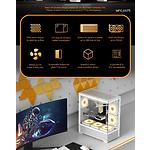 Изображение Корпус GAMEMAX Vista MW, Micro-ATX, Tempered Glass, Mesh, без БП #10 Фото Корпус GAMEMAX Vista MW, Micro-ATX, Tempered Glass, Mesh, без БП #10
