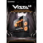 Изображение Корпус GAMEMAX Vista AB, Midi ATX, Tempered Glass, Mesh, без БП #9 Фото Корпус GAMEMAX Vista AB, Midi ATX, Tempered Glass, Mesh, без БП #9