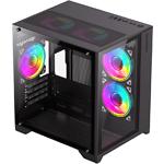 Изображение Корпус GAMEMAX Infinity Mini Black, без БП Фото Корпус GAMEMAX Infinity Mini Black, без БП