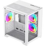 Изображение Корпус GAMEMAX Infinity Mini White, без БП Фото Корпус GAMEMAX Infinity Mini White, без БП