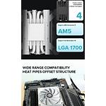 Изображение Cooler CPU GAMEMAX Ice Surface White #9 Фото Cooler CPU GAMEMAX Ice Surface White #9