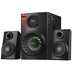 Акустична система F&D F190X black, 2.1, 16W Woofer + 2*15W speaker,AUX,USB, FM, Bluetooth 5.0, ДК - фото