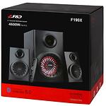 Зображення Акустична система F&D F190X black, 2.1, 16W Woofer + 2*15W speaker,AUX,USB, FM, Bluetooth 5.0, ДК #6 Фото Акустична система F&D F190X black, 2.1, 16W Woofer + 2*15W speaker,AUX,USB, FM, Bluetooth 5.0, ДК #6