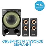 Изображение Акустическая система F&D F770X black, 2.1, 76W, AUX, USB, FM, Bluetooth 5.0, ДУ Фото Акустическая система F&D F770X black, 2.1, 76W, AUX, USB, FM, Bluetooth 5.0, ДУ