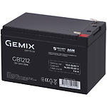 Фото Аккумулятор к UPS 12В 12Ач Gemix GB1212, AGM #1