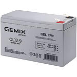 Изображение Аккумулятор к UPS 12В 9Ач Gemix GL12-9, GEL VRLA battery #1 Фото Аккумулятор к UPS 12В 9Ач Gemix GL12-9, GEL VRLA battery #1