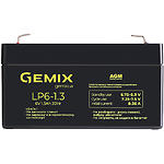 Аккумулятор для ИБП Gemix LP6-1.3, AGM 6В 1.3Ач - фото