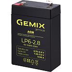 Фото Аккумулятор к UPS 6В 2.8Ач Gemix LP6-2.8, AGM #1