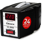 Изображение Стабилизатор Gemix GX-500D, 350Вт, один вольтметр, евророзетка Фото Стабилизатор Gemix GX-500D, 350Вт, один вольтметр, евророзетка