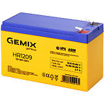 Изображение Аккумулятор к UPS 12В 9Ач Gemix HR1209, AGM #1 Фото Аккумулятор к UPS 12В 9Ач Gemix HR1209, AGM #1