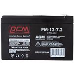 Аккумулятор для ИБП Powercom PM-12-7.2, AGM 12В 7.2Ач - фото