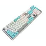 Изображение Клавиатура A4tech Bloody S510R Icy White механическая игровая, RGB, BLMS Red Switch, USB #1 Фото Клавиатура A4tech Bloody S510R Icy White механическая игровая, RGB, BLMS Red Switch, USB #1