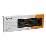 Изображение Клавиатура A4tech KKS-3 USB Black #3 Фото Клавиатура A4tech KKS-3 USB Black #3