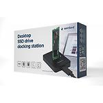 Фото HDD Rack Gembird DD-U3M2 Док-станція, USB Type-C, для M.2 SATA SSD & M.2 NVME SSD #6