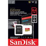 Фото microSD XC 64Gb SanDisk Extreme C10 UHS-I U3 V30 (SDSQXAH-064G-GN6MA) с SD переходником,  R160/W60 #2