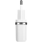 Фото Сетевое ЗУ Hoco C12 Smart dual White (6957531047766) , 2*USB-A, 2.4А + Cable Lightning #2