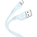 Фото Кабель HOCO X97 Blue (6931474799807) USB/Lightning, 1м, 2.4A, silicone+ABS+alum