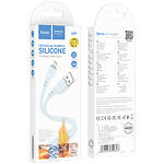 Фото Кабель HOCO X97 Blue (6931474799807) USB/Lightning, 1м, 2.4A, silicone+ABS+alum #4