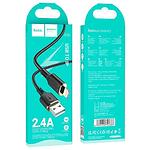 Фото Кабель HOCO X95 Black (6931474794383) USB/Lightning, 1м, 2.4A, ABS + nylon + alum #4