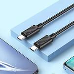 Изображение Кабель HOCO X88 Black (6931474783363) Type-C/Type-C, 1м, PD 60W #3 Фото Кабель HOCO X88 Black (6931474783363) Type-C/Type-C, 1м, PD 60W #3