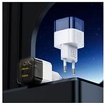 Изображение Сетевое ЗУ Hoco C125A Transparent Black (6931474798350) USB-C, QC3.0, PD 20W + Cable Lightning #3 Фото Сетевое ЗУ Hoco C125A Transparent Black (6931474798350) USB-C, QC3.0, PD 20W + Cable Lightning #3